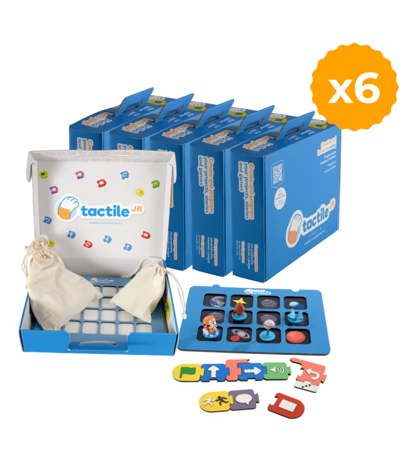 Pack 6 Kits Tactile Jr Original