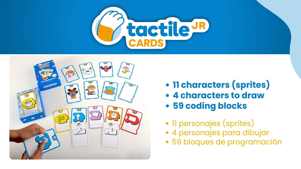 Pack 6 - Tactile Jr CARDS
